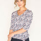 Mille Fleur Print Top