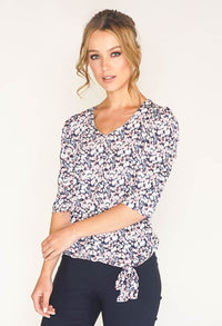 Mille Fleur Print Top