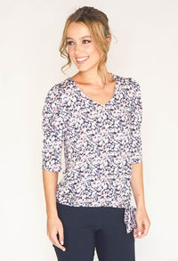 Mille Fleur Print Top