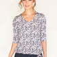 Mille Fleur Print Top