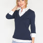 2-IN-1 COTTON TOP WITH NAUTICAL PRINT