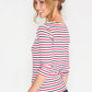 STRIPE TOP WITH BRODERIE ANGLAISE PANEL-1