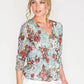 FLORAL PRINT LACE DESIGN TOP-1