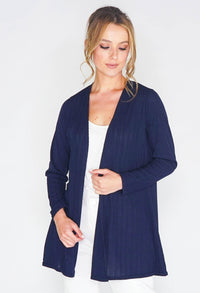 LIGHTWEIGHT RIB EDGE TO EDGE CARDI