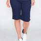 CASUAL BERMUDA SHORTS - NAVY