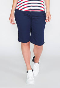 CASUAL BERMUDA SHORTS - NAVY