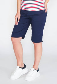 CASUAL BERMUDA SHORTS - NAVY