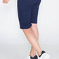 CASUAL BERMUDA SHORTS - NAVY