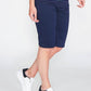 CASUAL BERMUDA SHORTS - NAVY