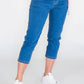 SUDDENLY SLIMMER PULL ON DENIM CAPRI