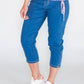 SUDDENLY SLIMMER PULL ON DENIM CAPRI