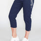 SUDDENLY SLIMMER PULL ON CAPRI JEGGING - NAVY