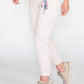 GLAM COTTON SATEEN 7/8 PANT - ROSE