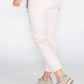 GLAM COTTON SATEEN 7/8 PANT - ROSE