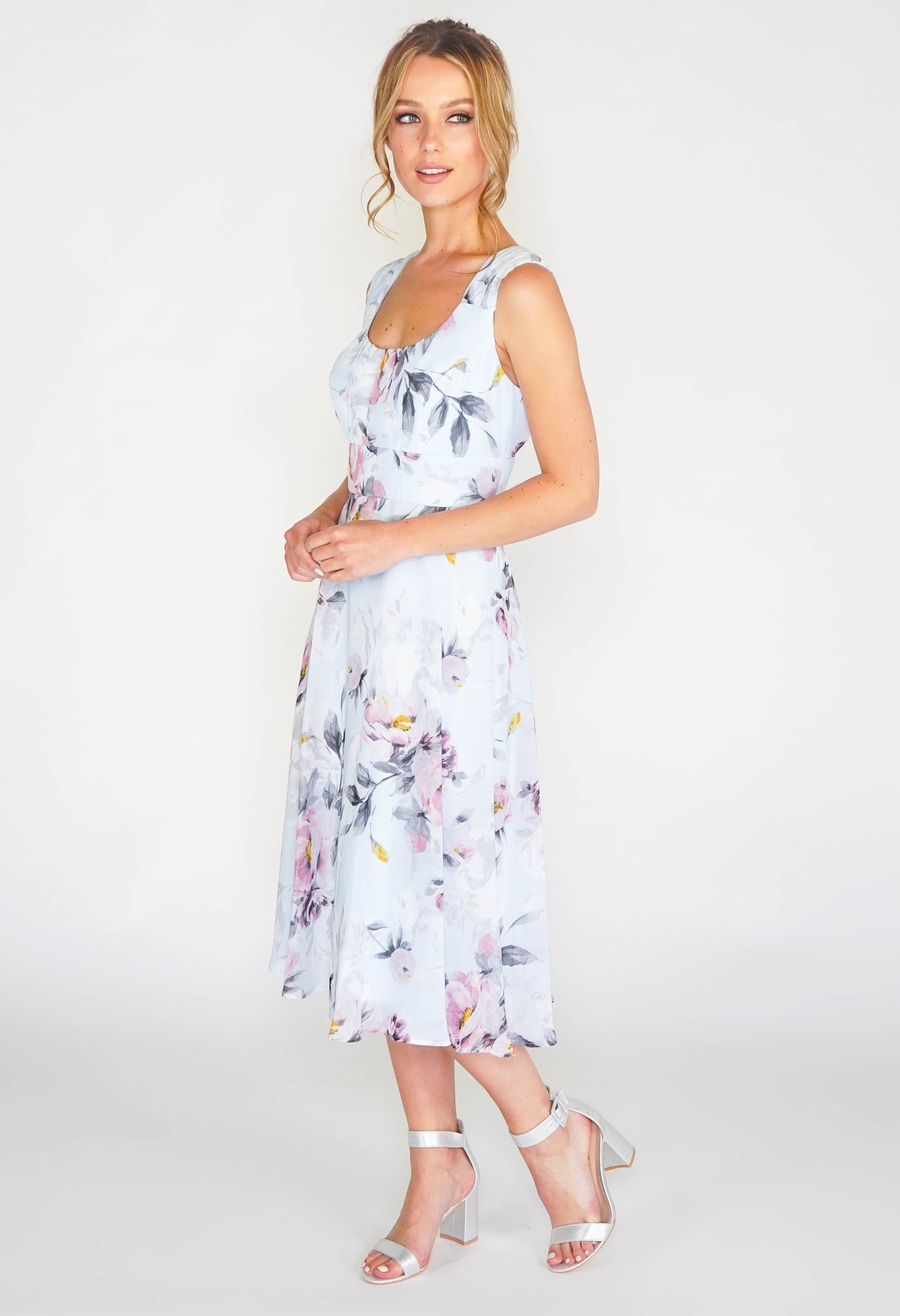 Floral printed dress -1