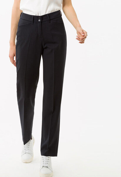 Celine Navy Reg Leg Trousers (32 Inch)