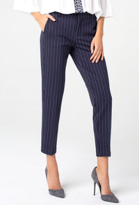 White Stripe Trousers