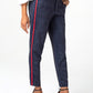 Blue Trousers With Side Stripe