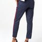 Blue Trousers With Side Stripe