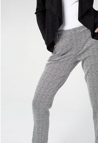 Black White Abstract Trousers