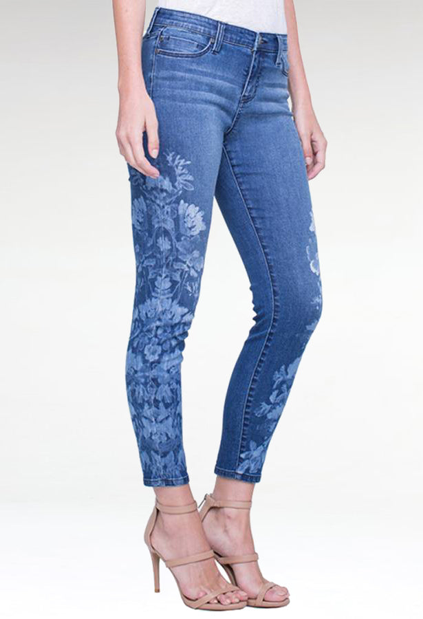 Penny Floral Skinny Jeans