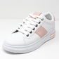 WHITE TRAINER WITH PINK