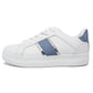 BLUE DETAIL WHITE TRAINER