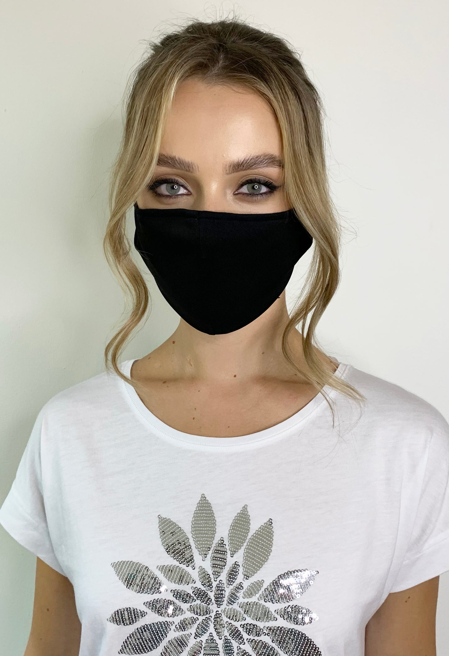 Black Antimicrobial 3 Pack Neoprene Face Covering