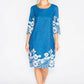 Border Embroidery Sleeve Dress