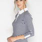 Mini Stripe Polo Shirt