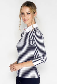 Mini Stripe Polo Shirt