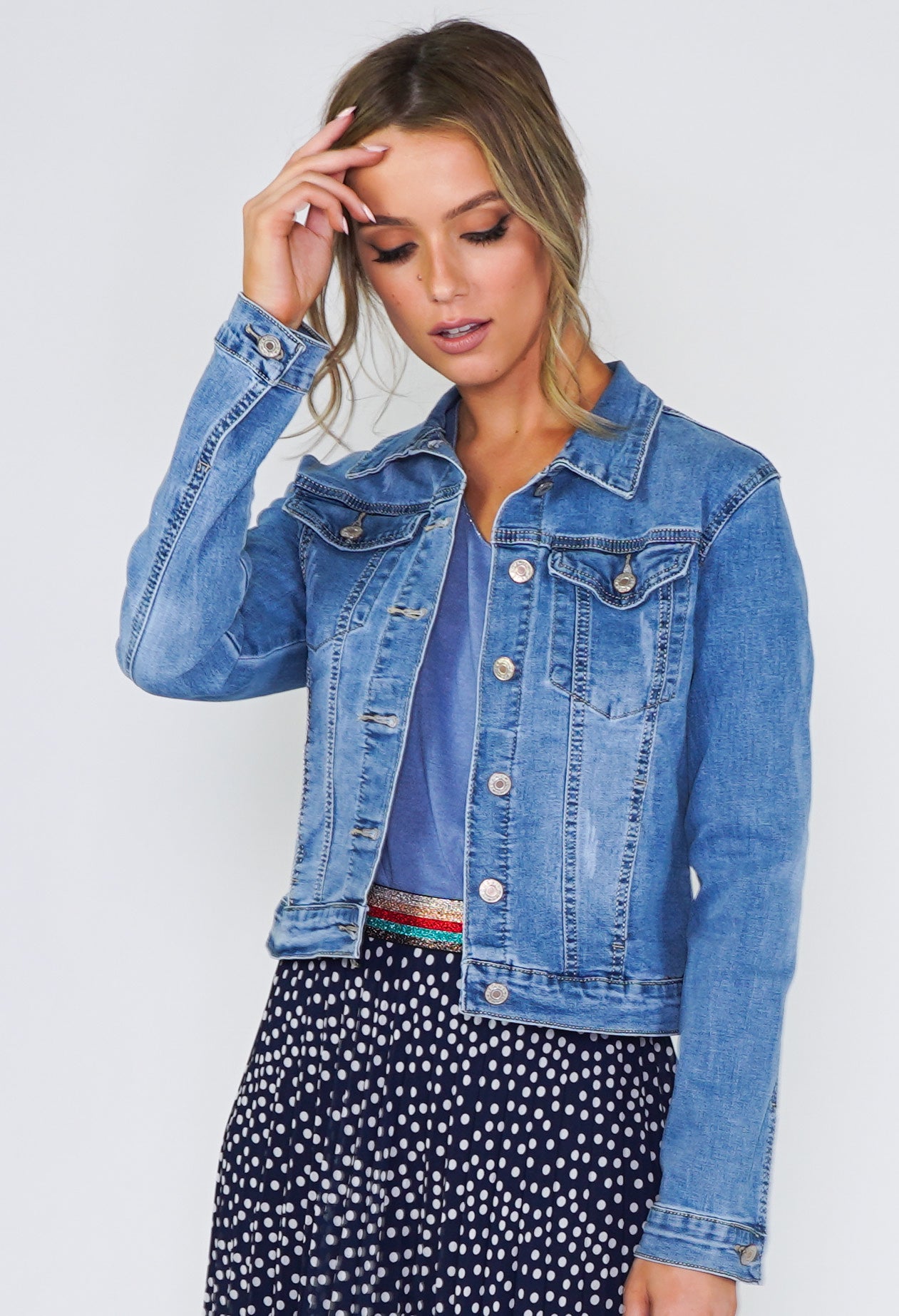 Light Wash Denim Jacket