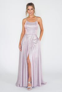 Pink Shimmer Ball Gown