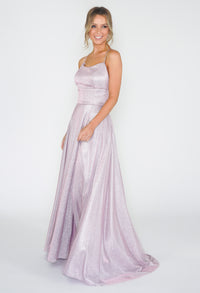 Pink Shimmer Ball Gown