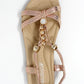 Rose Gold Lightweight T Strap Flat Sandal-1