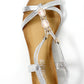 Silver Lightweight T Strap Wedge Sandal-1