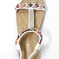 White Lightweight T Strap Flat Sandal