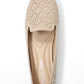 Beige Lightweight Pump with Decorative Stones