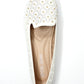 White Lightweight Pump with Decorative Stones