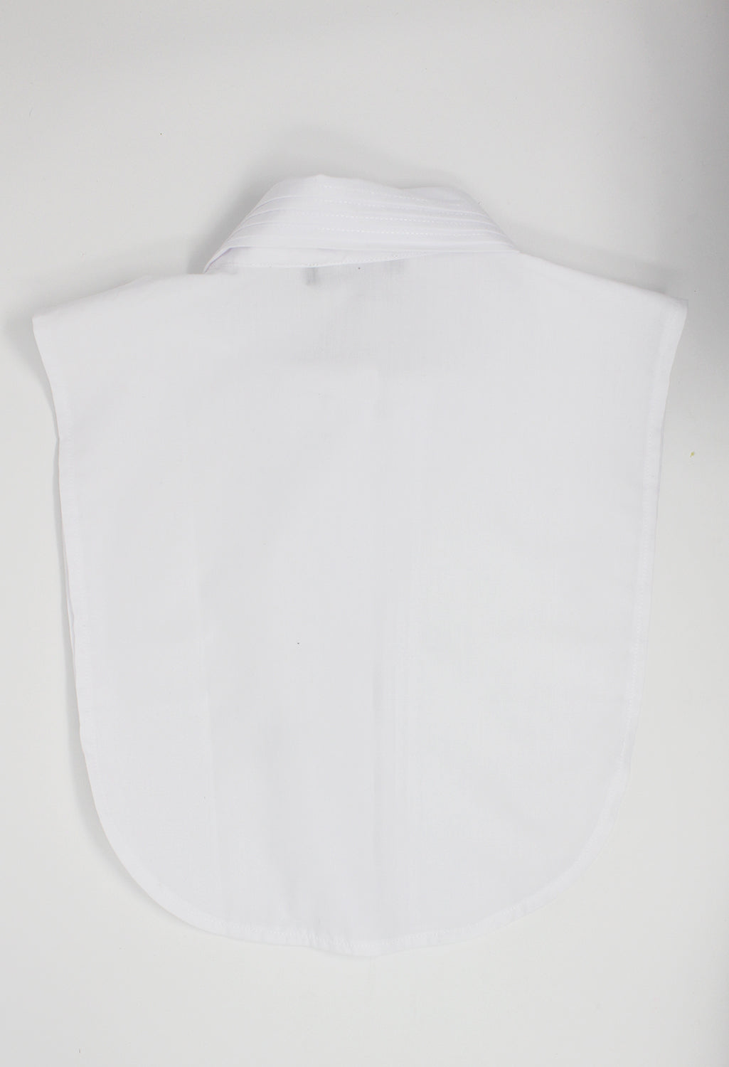 White Pleated Bib Collar-1