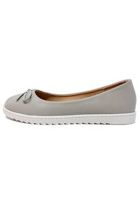 Soft Grey Lightweight Pull-on Pump