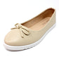 Soft Beige Lightweight Pull-on Pump