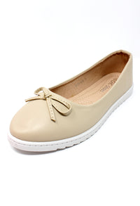 Soft Beige Lightweight Pull-on Pump