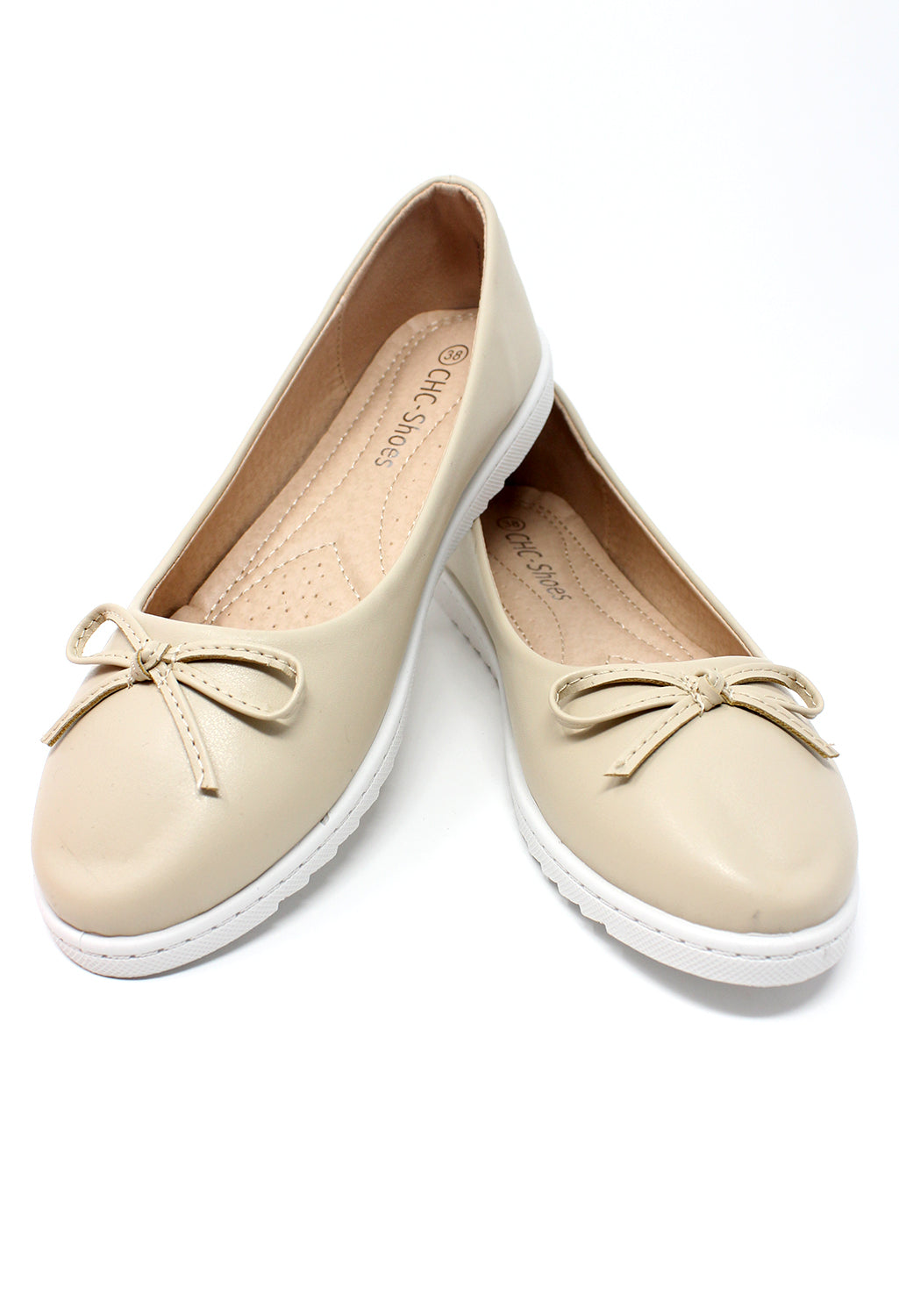 Soft Beige Lightweight Pull-on Pump