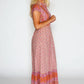 Paisley Contrast Maxi Dress