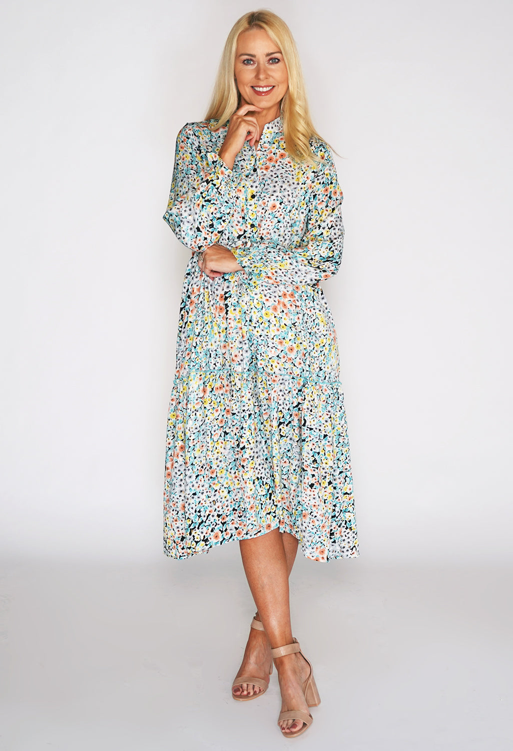 Floral Midi Dress-5