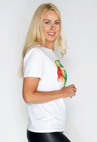 Rainbow Lips Graphic T Shirt