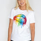 Rainbow Lips Graphic T Shirt