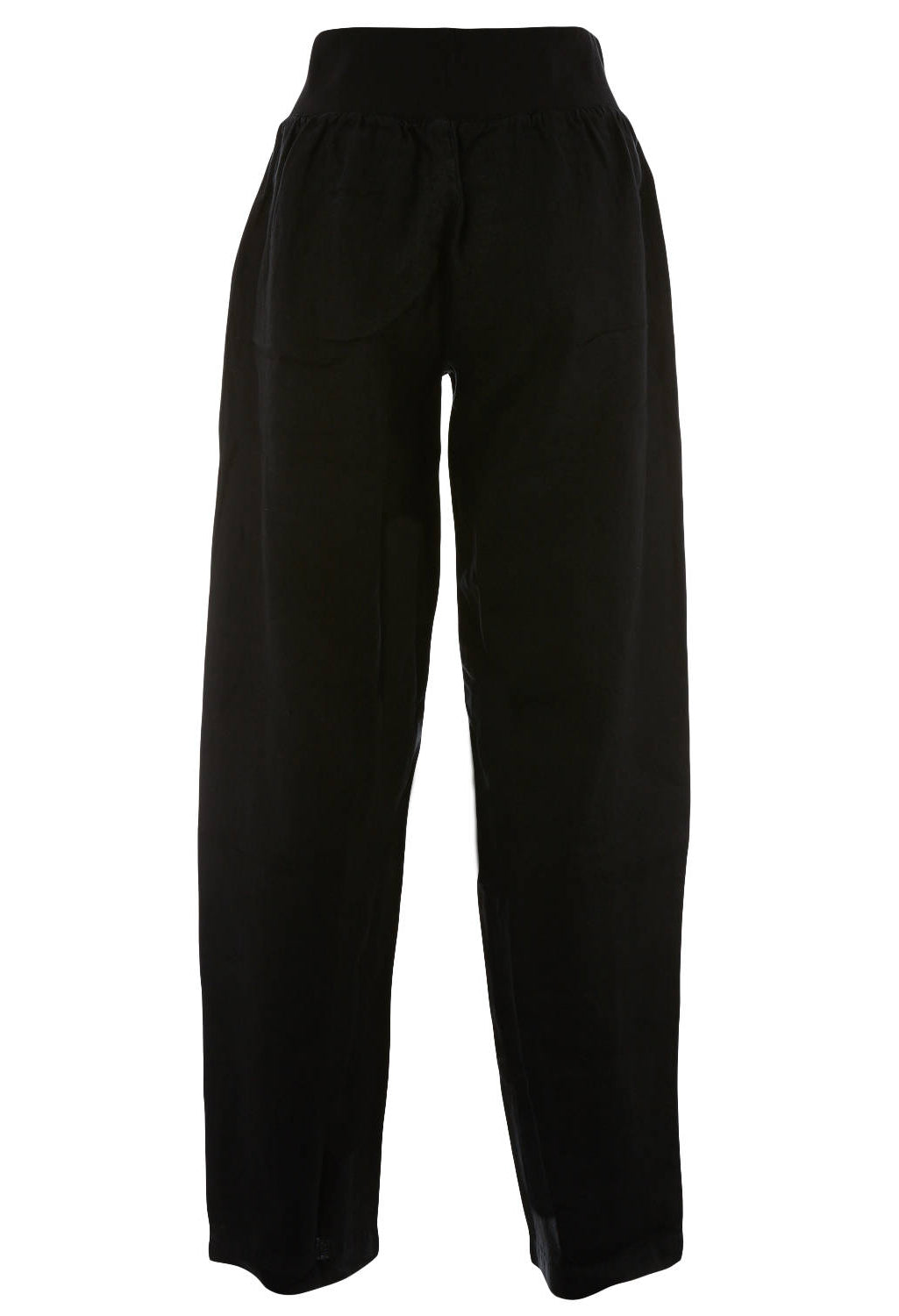 Linen Trousers - Black