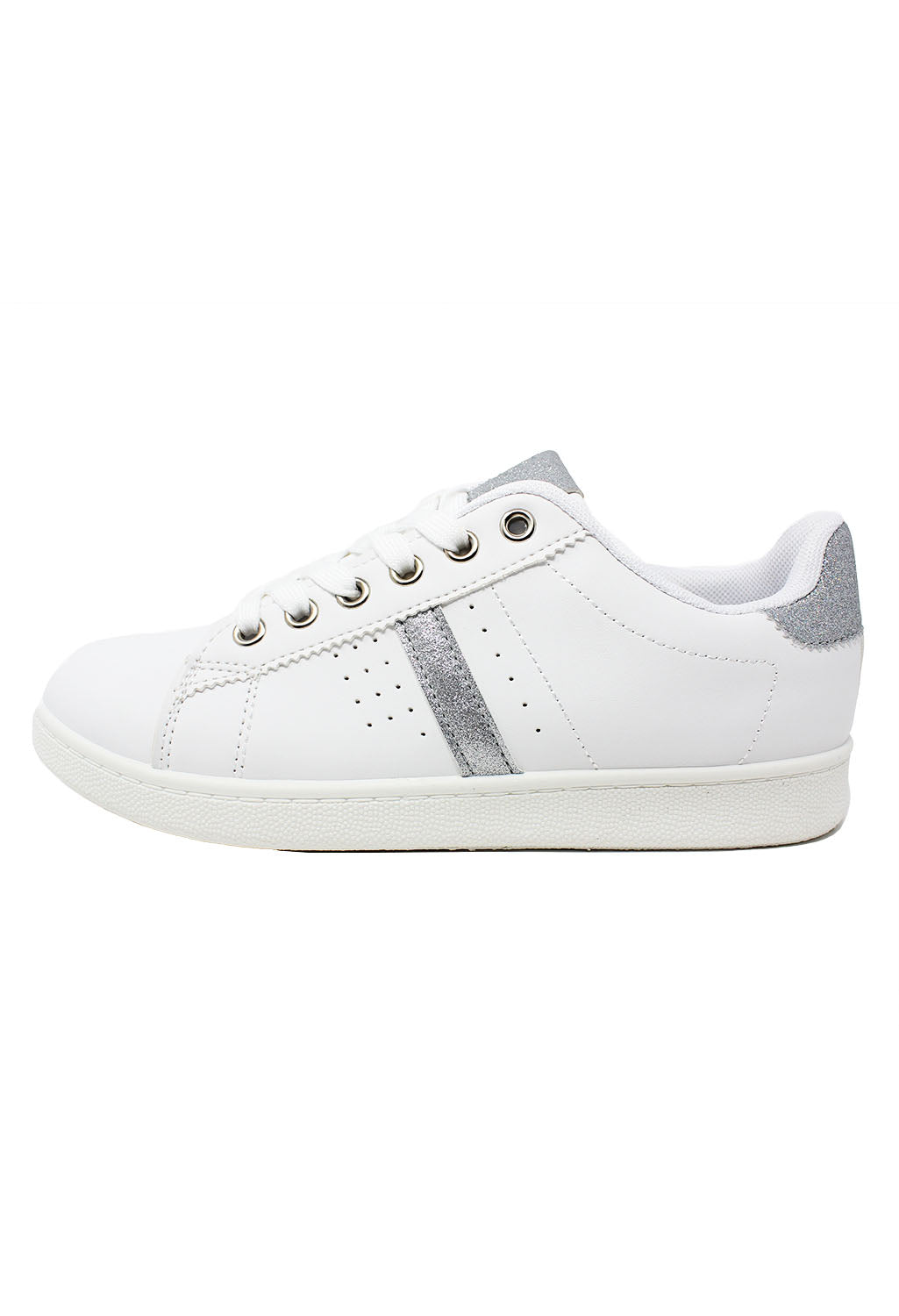 White with Silver Detail Trainer